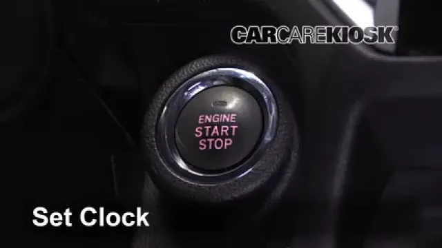 2017 Subaru Impreza Limited 2.0L 4 Cyl. Hatchback Reloj Fijar hora de reloj